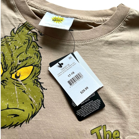 NWT Cotton On Kids Grinch T-Shirt - Picture 6 of 12